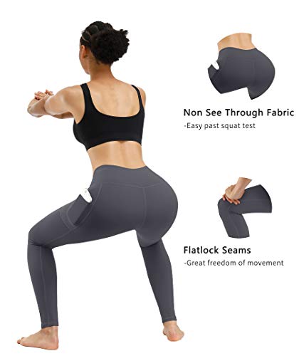 41kPvjR2UZL Yoga Leggings Pocket Pants Tummy Control