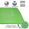 Practice with HemingWeigh Yoga Kit - Green Yoga Mat Set with Carrying Strap, Blocks, Strap, and 2 Microfiber Towels - Ideal for Home Workouts or Gym Classes