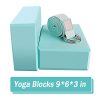 Yoga Blocks 2 Pack Set -  High Density Soft