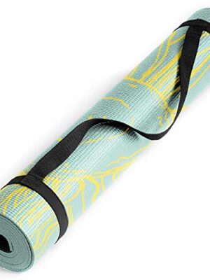 Nicole Miller Yoga Workout Mat, Thick Yoga Exercise for Home Gym