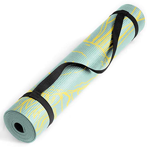 Nicole Miller Yoga Workout Mat, Thick Yoga Exercise for Home Gym 1 Nicole Miller Yoga Workout Mat, Thick Yoga Exercise for Home Gym