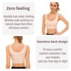 UOTJCNR Women's Seamless Wireless Invisible Bra