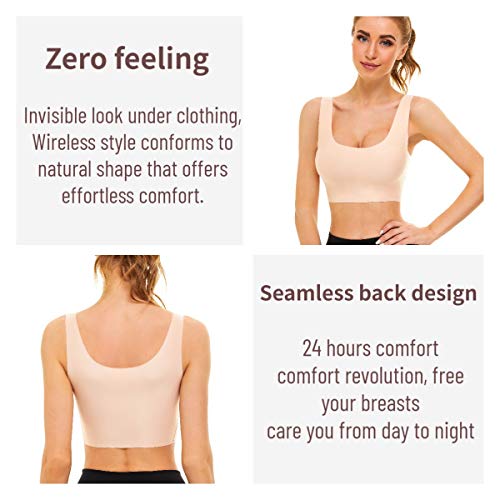 41lrSfdxvAL UOTJCNR Women's Seamless Wireless Invisible Bra