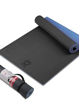 Non-Slip Yoga Mat - Premium Eco-Friendly TPER, Extra Thick and Extra Wide