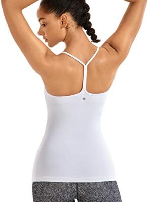 CRZ YOGA Women's Spaghetti Strap Workout Tank Tops