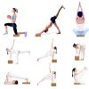 Hossejoy Cork Wood Yoga Blocks, Support Brick to Deepen Poses