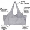 Large Yoga Mat Tote Sling Carrier with Side Pockets