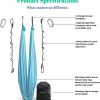 Ultimate Comfort and Strength with the UpCircleSeven Yoga Wheel (Blue) and Aerial Yoga Hammock (Blue) Bundle - Elevate Your Yoga Practice Indoors and Outdoors! 🌟🧘‍♀️
