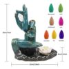 Wlretmci Lotus Backflow Incense Burner