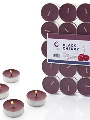 Black Cherry Candle Tealights Scented for Relaxation