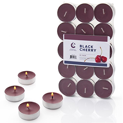 Black Cherry Candle Tealights Scented for Relaxation