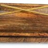 Natural Wooden Incense Burner Holder – Elegant Ash Tray with Double Holes for Mixing Scents