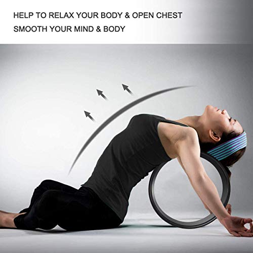 41nHXqsqfpL STRPRETTY BASIC Yoga Wheel Roller for Back Pain