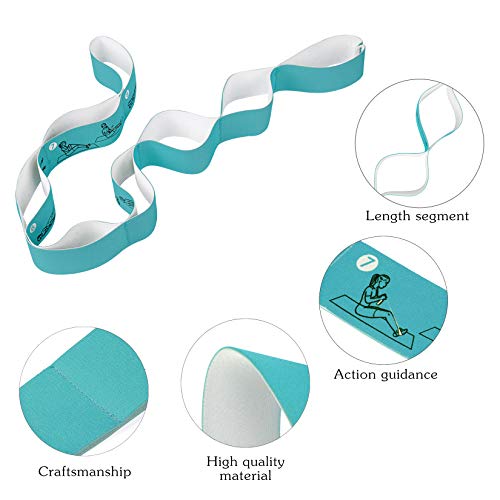 Stretching Bands Yoga, Green Strap for Stretching