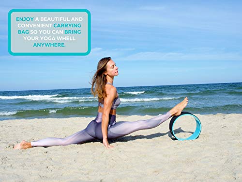 TimeBeeWell Yoga Wheel Plus Prop Bag - 13 x 5.1 inch