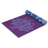 Gaiam Yoga Mat Premium Print Reversible Extra Thick Non Slip