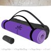 Yoga Mat TPE Premium + Microfiber Towel + Yoga Mat Carry Bag