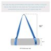 A AZURELIFE Premium Polyester Cotton 2 in 1 Yoga Mat Strap