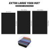 Large Yoga Mat for Pilates Stretching Home Gym Workout