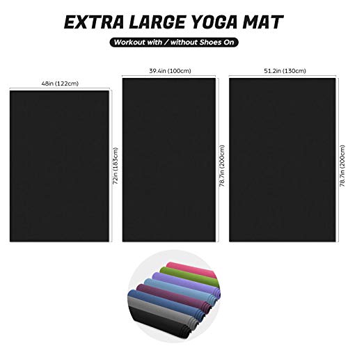 41prumGiVCL Large Yoga Mat for Pilates Stretching Home Gym Workout