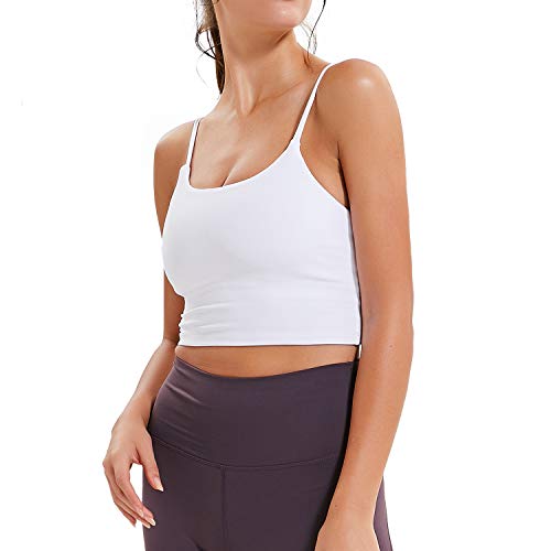 41qMdk-9BFL Women Yoga Tank Tops Padded Sports Bra