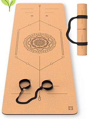 Natural Cork Yoga Mat Nonslip Hot Yoga Pilates