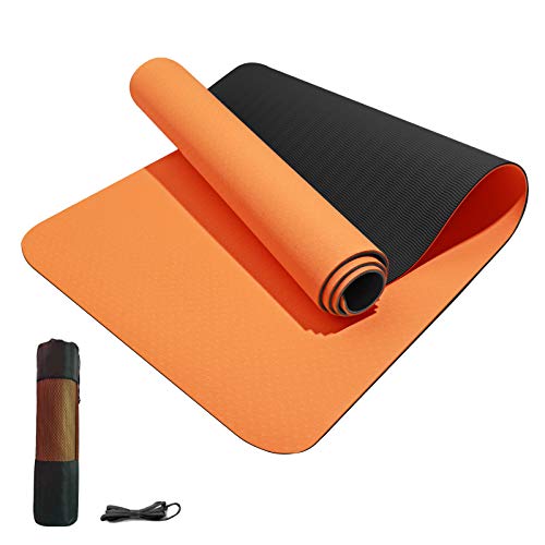 Yoga Mat Non Slip TPE Yoga Mats for Women and Men