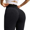 Memoryee Women's Ruched High Waist Yoga Pants