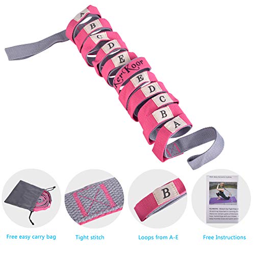 41rCKCpJ8qL KerKoor Yoga Stretch Out Hamstring Strap