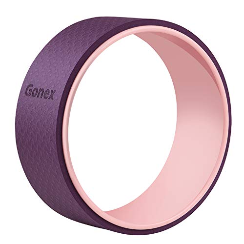 Ultimate Yoga Wheel for Back Pain Relief & Flexibility – 13 Inch with Thickened Cushion for Comfortable Stretching 1 Gonex Yoga Wheel, 13 Inch for Back Pain Stretching