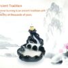 300 pcs Backflow Incense Cones, 5 Mixed Natural Scents