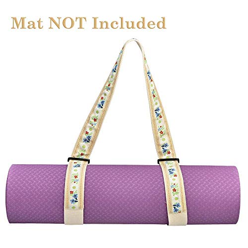 Yoga Mat Strap-Strap with Ethnic Printed Organic Cotton