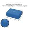 HemingWeigh Yoga Kit - Blue Yoga Mat Set Includes Carrying Strap
