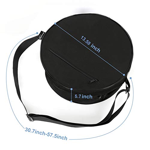 Waterproof Oxford Yoga Wheel Bag - Thickened Double Layer