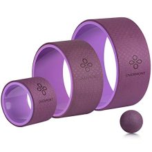 Yoga Wheel Set Foam Roller Perfect for Back Pain Backbends