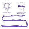 MJIYA Yoga Stretch Exercise Strap with 10 Flexible Loops