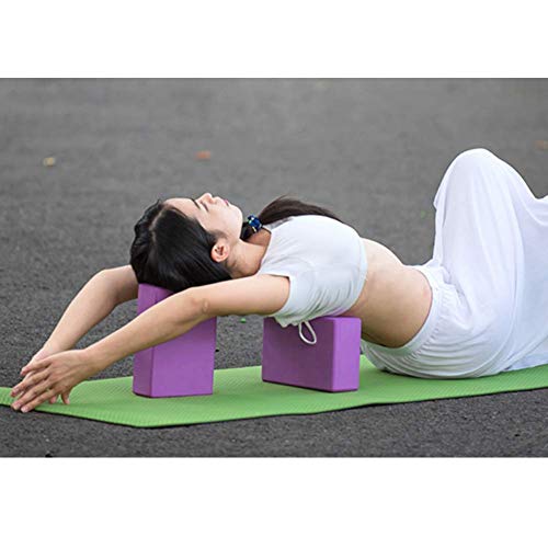 41tkhrFnT0L Teeyar Yoga Blocks Set Sturdy Odorless 3 Inch(High Density)