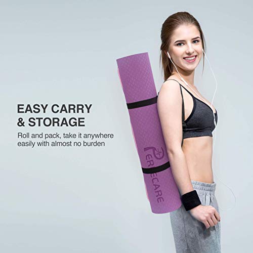 41tos0ADBbL Non Slip Yoga Mat for Beginner and All Level