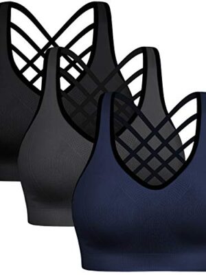 Padded Strappy Sports Bras for Women