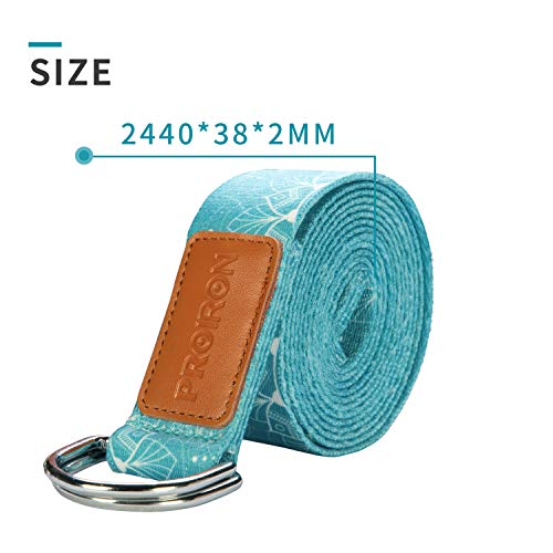 PROIRON Yoga Strap Adjustable D-Ring Buckle Yoga Belt