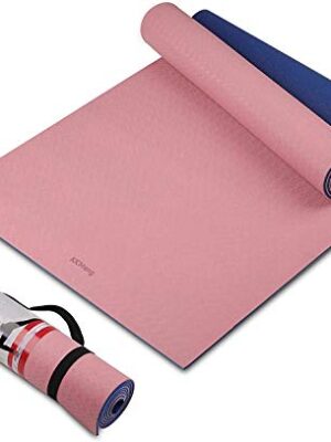 Yoga Mat Thick, Tpe Non Slip Yoga Mats