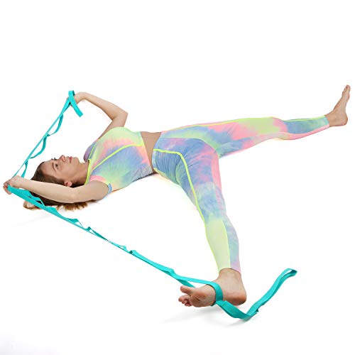 Yoga Stretch Strap for Stretching, Yoga, Pilates, Dance and Gymnastics