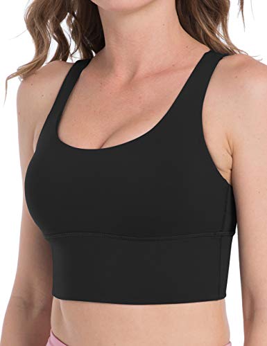 41ujyrEevaL OXZNO Strappy Padded Sports Bras for Women