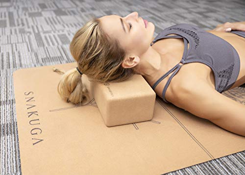 41uv+zVICHL SNAKUGA Yoga Block (2 Pack) to Support and Improve Poses Flexibility