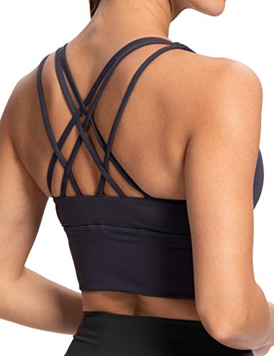 IOJBKI Sports Bras for Women Padded Strappy Sports Bra
