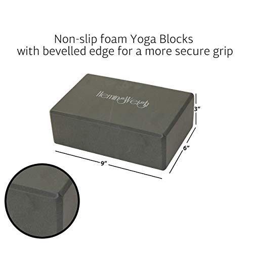 41vFAAOkWTL Yoga Mat Set Includes Carrying Strap, Yoga Blocks