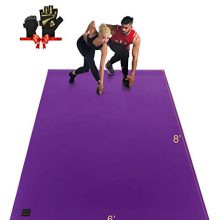 GXMMAT Extra Large Exercise Mat 6'x8'x7mm, Thick Workout Mats