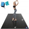 Premium Large Yoga Mat 72"x 48"x 9mm, Feel Free to Move