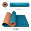 Gruper Yoga Mat Non Slip,TPE 6MM 8MM Thick Exercise Mat