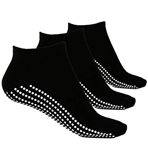 41w3tFCHtjL Multipack of Non Slip Yoga Socks for Women, Men and Girls